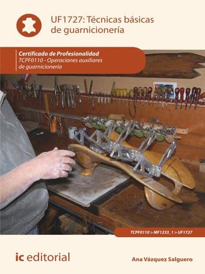 cover image of Técnicas básicas de guarnicionería. TCPF110
